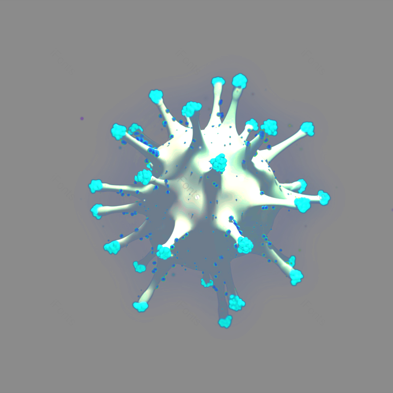 元素图片,病毒元素,医疗PNG,健康免抠素材